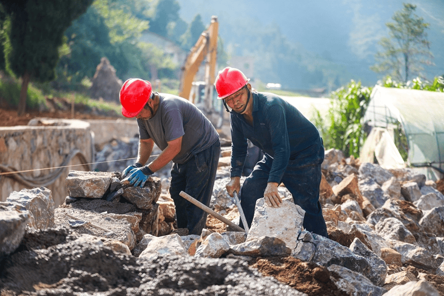 【天眼影像】黔西：水利工程建設正酣:建設工程